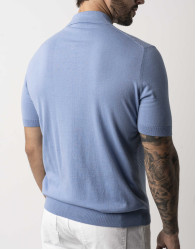 Castello d'Oro Mens T-shirt Polo 100% Cotton thumbnail 3